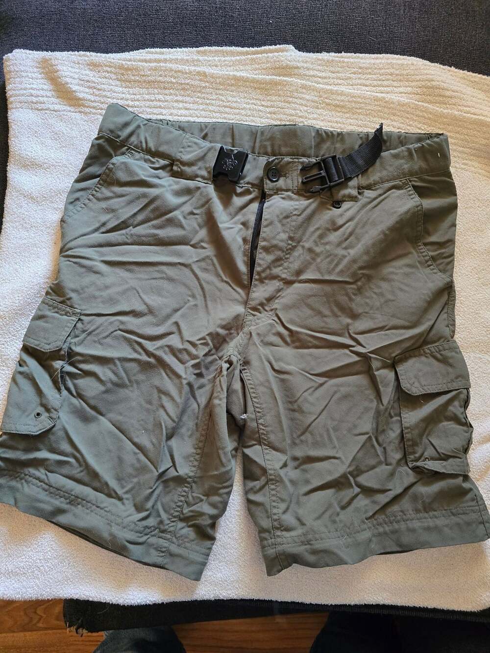 Boy Scouts of America Switchback Uniform Shorts Size Small Green Nylon